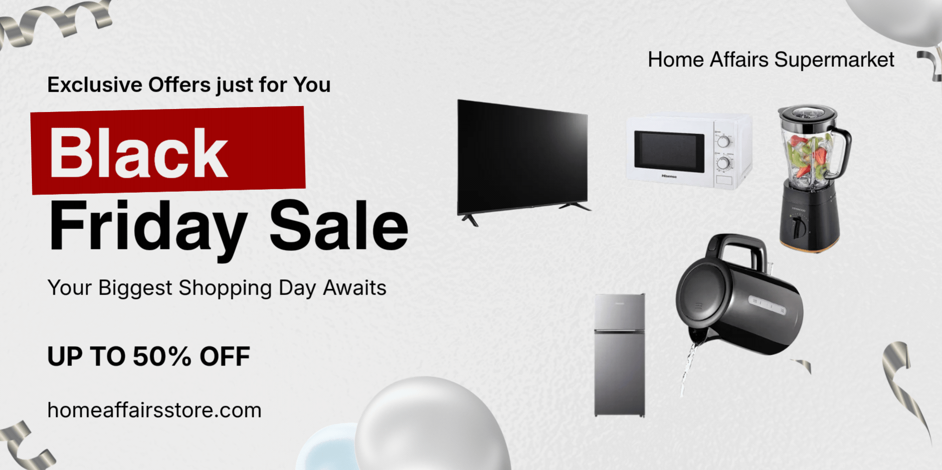 Black Friday Electronics — 50% OFF